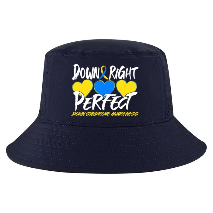 Down Right Perfect Down Syndrome Awareness Cool Comfort Performance Bucket Hat