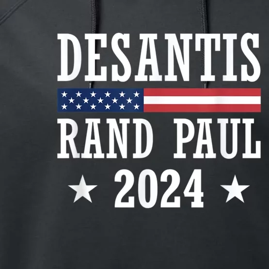 Desantis Rand Paul 2024 Performance Fleece Hoodie