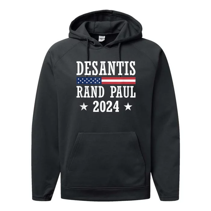 Desantis Rand Paul 2024 Performance Fleece Hoodie