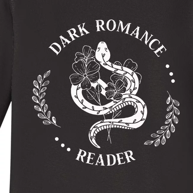 Dark Romance Reader Bookish Smut Reader Smutty Book Lover Baby Long Sleeve Bodysuit