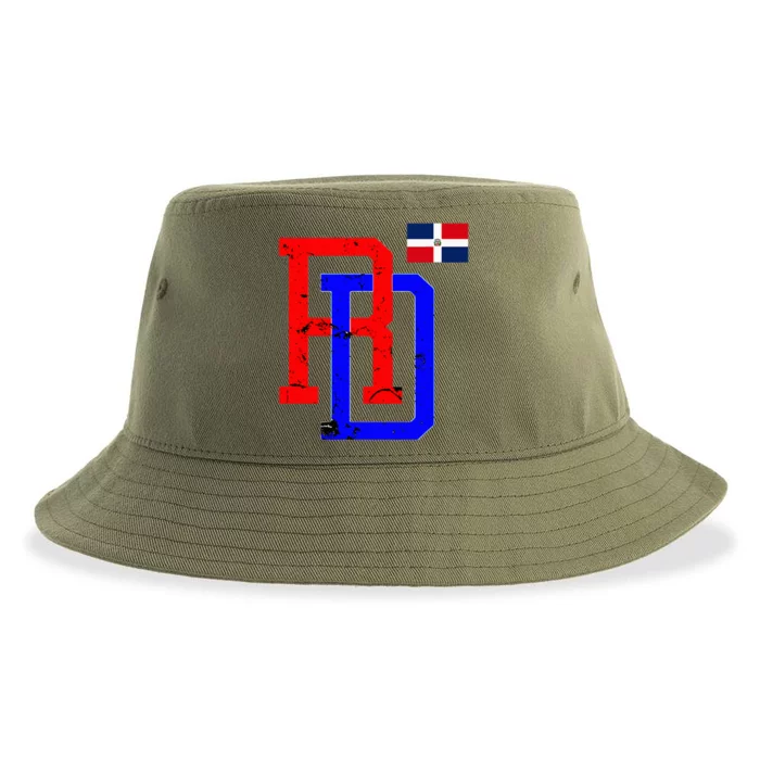 Dominican Republic RD Flag PrideDominican Cute Gifts Sustainable Bucket Hat