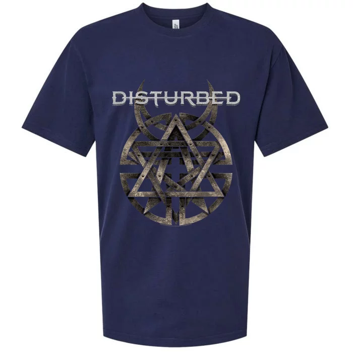 Disturbed Riveted Rock Music Band Sueded Cloud Jersey T-Shirt