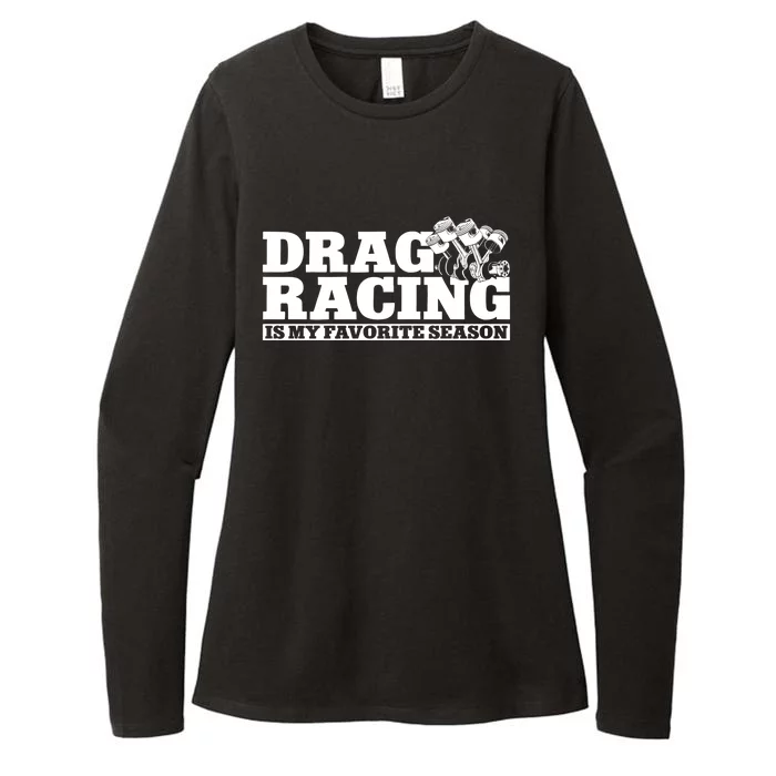 Drag Racing Race Car Drag Racing Is My Favorite Season Gift Womens CVC Long Sleeve Shirt