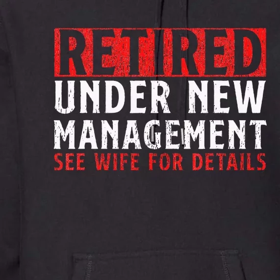 Dad Retiree Retired People Premium Hoodie