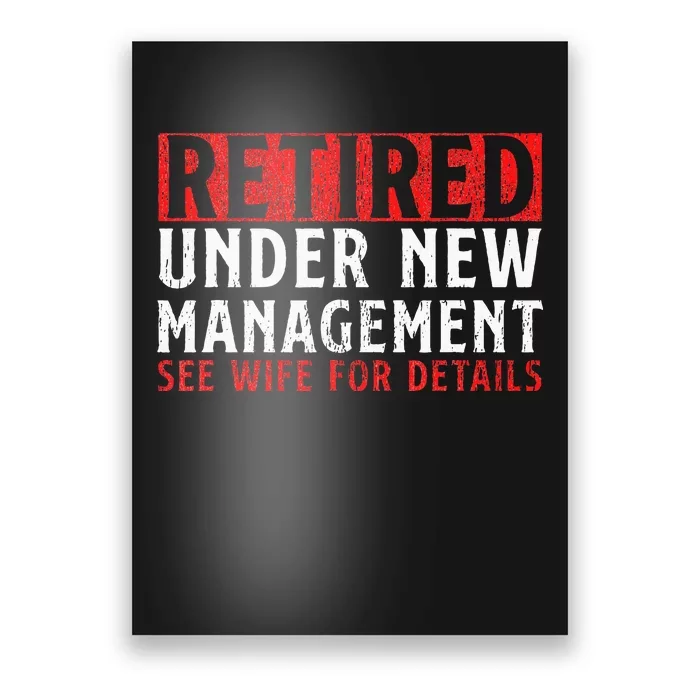 Dad Retiree Retired People Poster