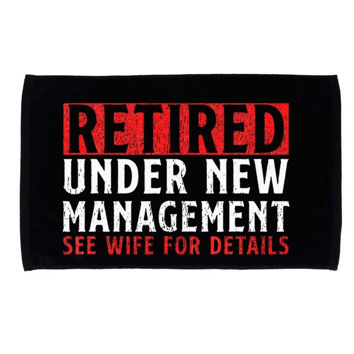 Dad Retiree Retired People Microfiber Hand Towel