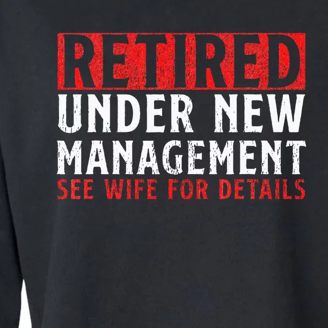 Dad Retiree Retired People Cropped Pullover Crew