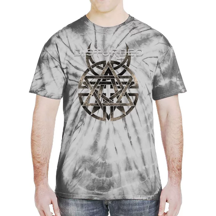 Disturbed RIVETED Rock Music Band Tie-Dye T-Shirt