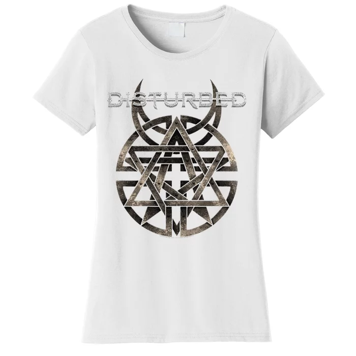 Disturbed RIVETED Rock Music Band Women's T-Shirt