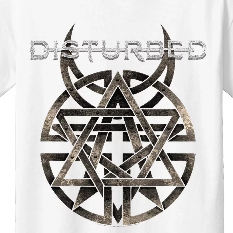 Disturbed RIVETED Rock Music Band Kids T-Shirt