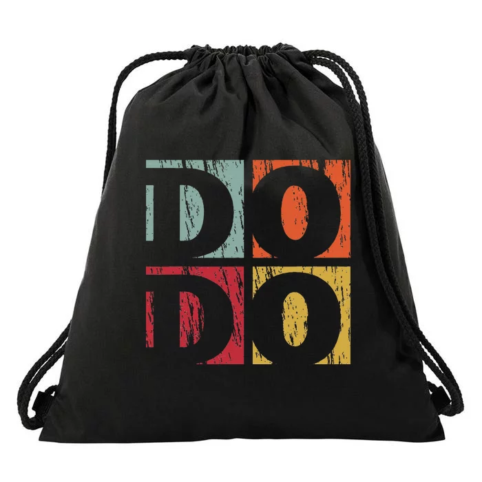 Dodo Retro River Drawstring Bag