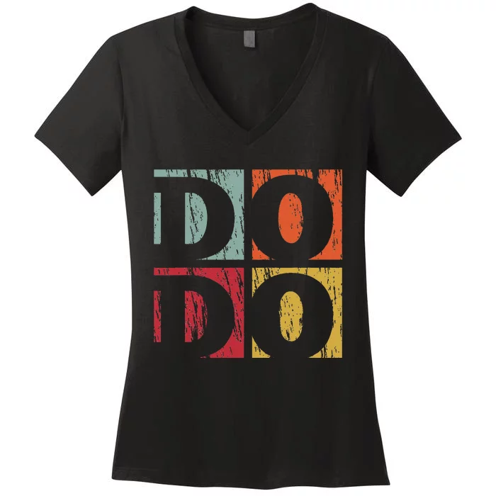 Dodo Retro River Women's V-Neck T-Shirt