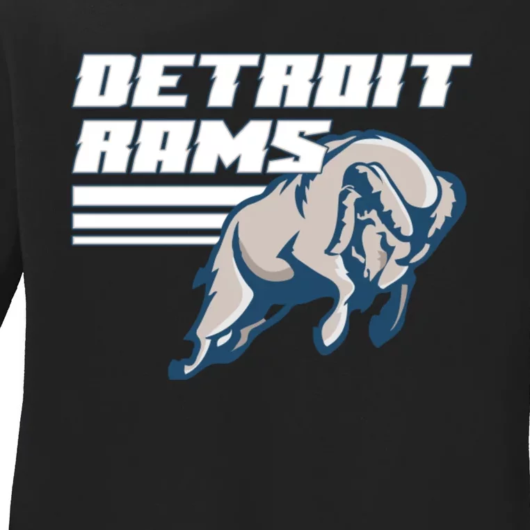 Detroit Rams, Rams Super Bowl Champions, Rams Championship, Ram House Ladies Long Sleeve Shirt