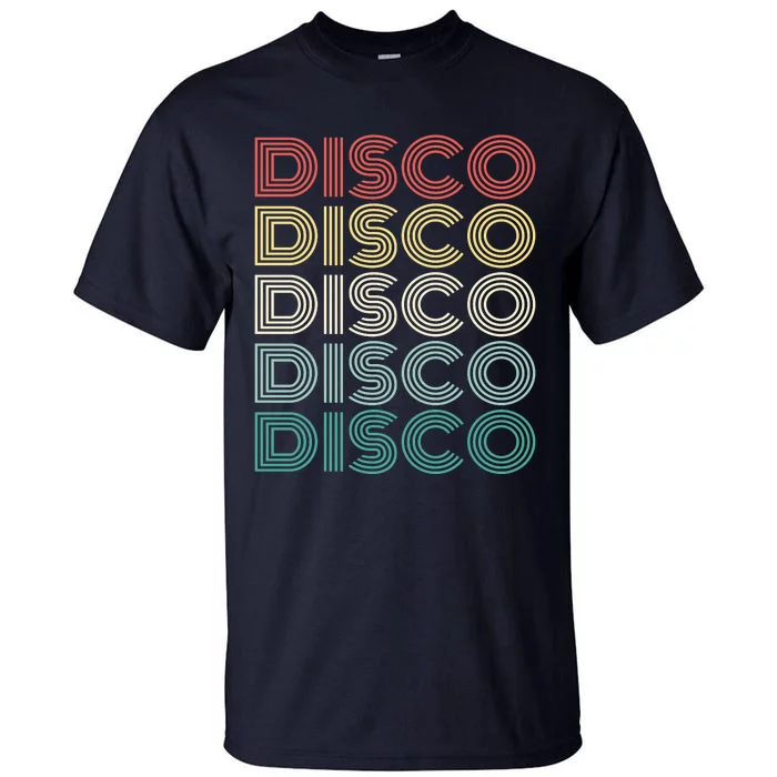 Disco Retro Repeating Tall T-Shirt