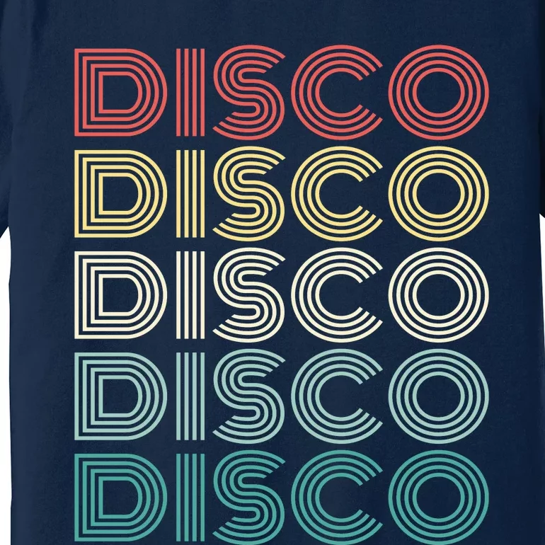 Disco Retro Repeating Premium T-Shirt