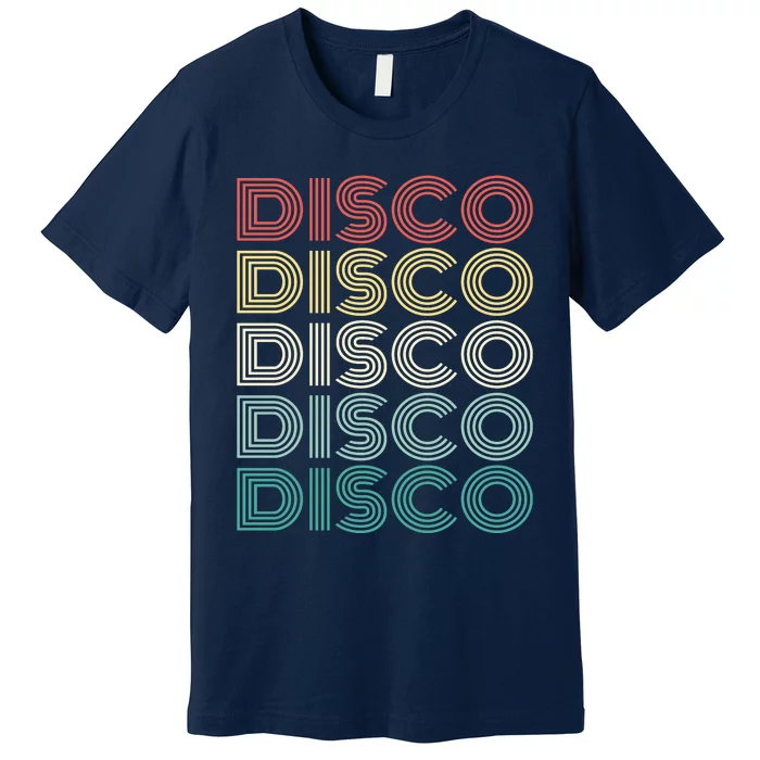 Disco Retro Repeating Premium T-Shirt