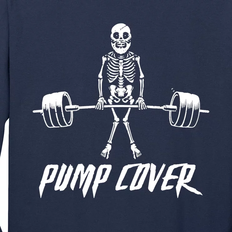 Deadlift Reverse retro Gym Pump Cover Funny Gymer Tall Long Sleeve T-Shirt