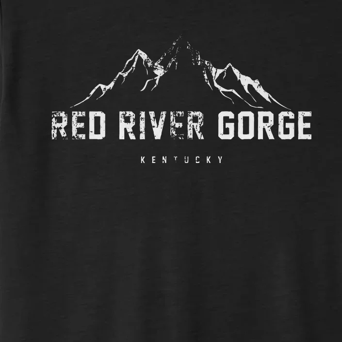 Distressed Red River Gorge Kentucky ChromaSoft Performance T-Shirt