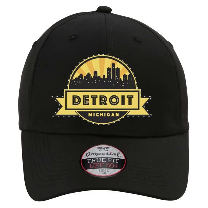 Detroit Record Skyline Logo The Original Performance Cap