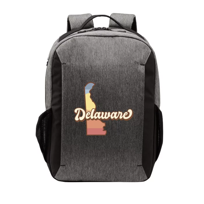 Delaware Retro Sunset Vector Backpack