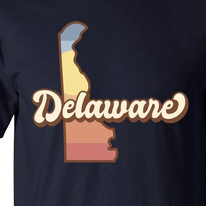 Delaware Retro Sunset Tall T-Shirt