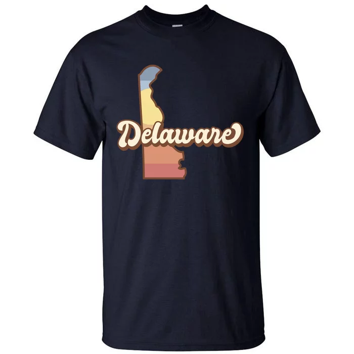 Delaware Retro Sunset Tall T-Shirt