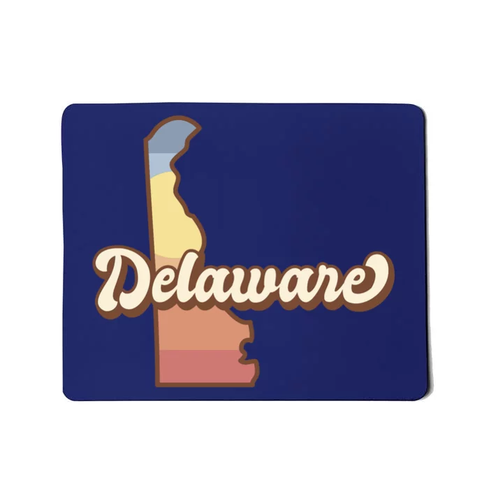 Delaware Retro Sunset Mousepad