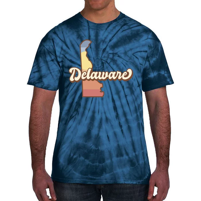 Delaware Retro Sunset Tie-Dye T-Shirt