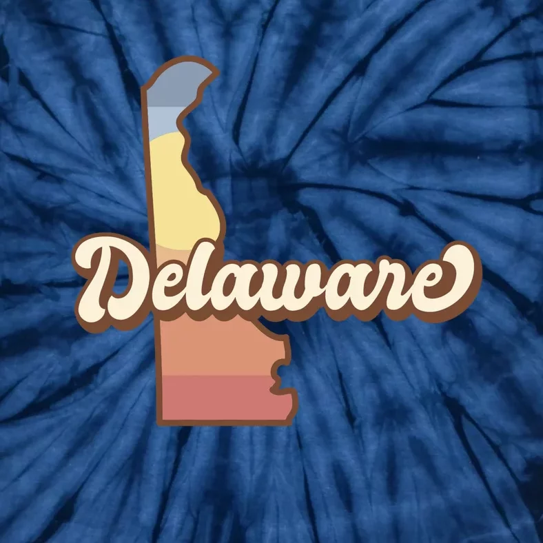 Delaware Retro Sunset Tie-Dye T-Shirt