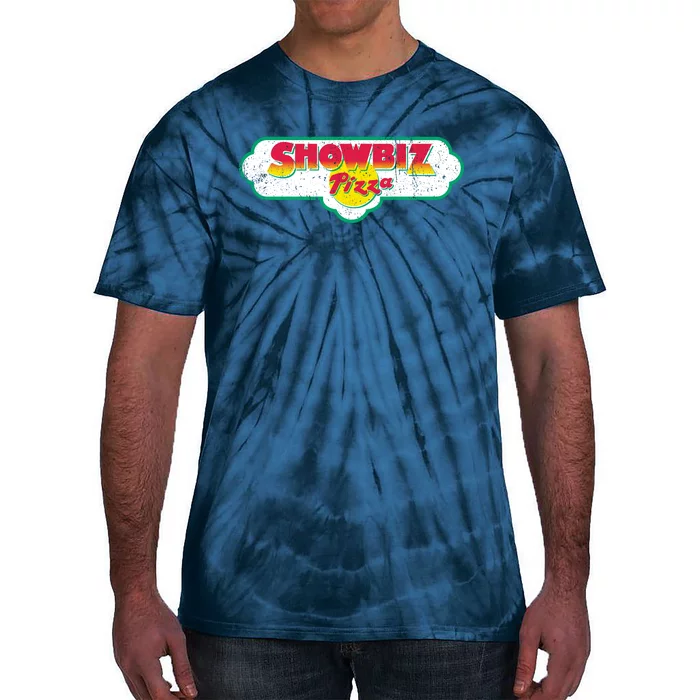 Defunct Restaurant Showbizz Pizza Tie-Dye T-Shirt