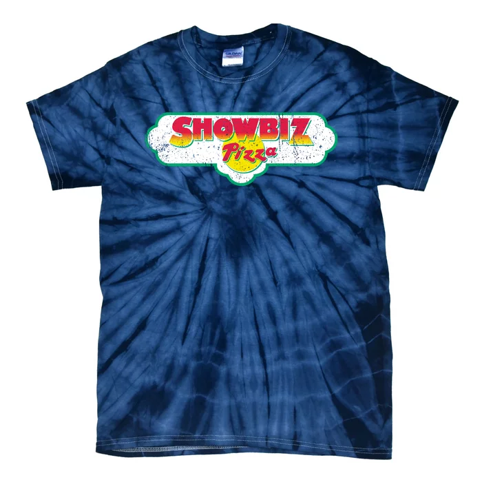 Defunct Restaurant Showbizz Pizza Tie-Dye T-Shirt