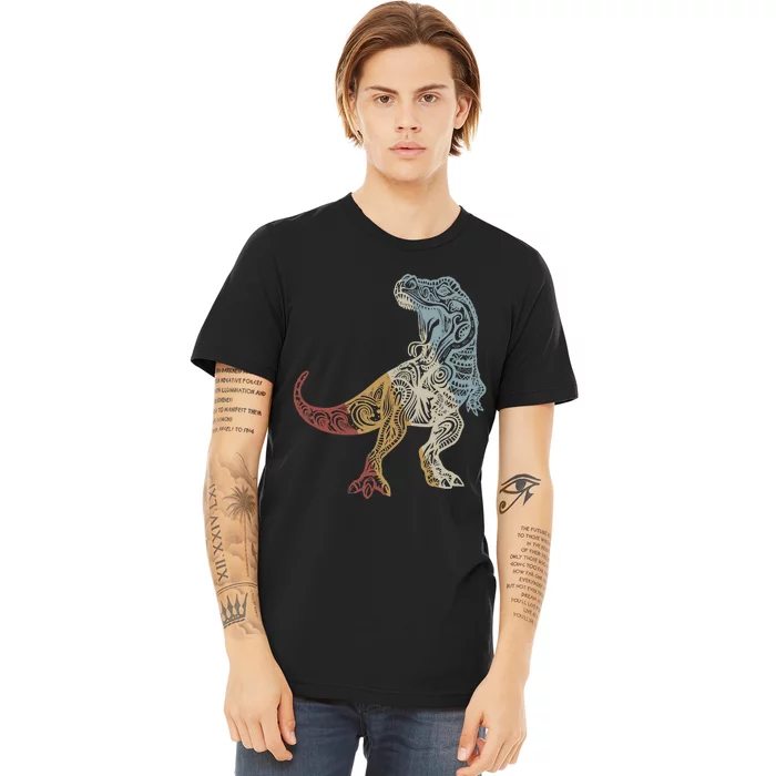 Dinosaur Retro Style Vintage Premium T-Shirt