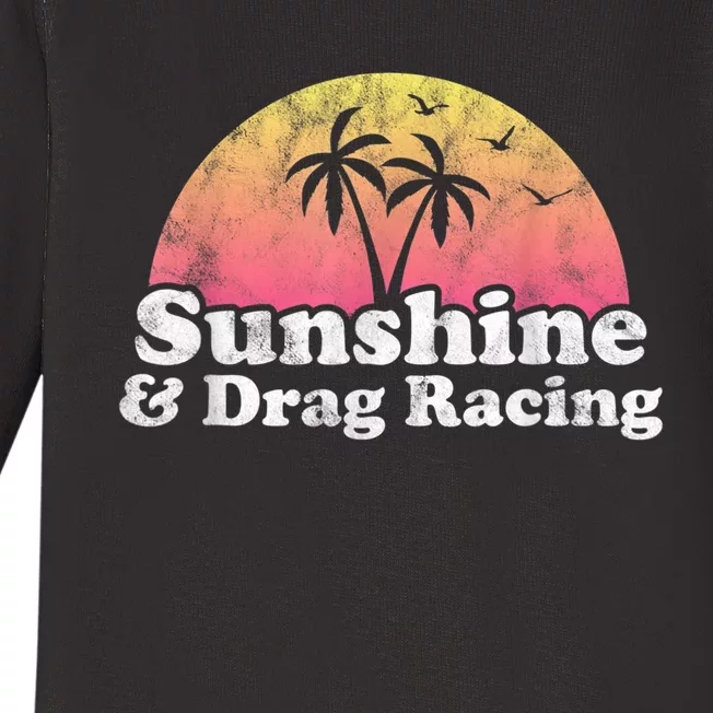 Drag Racing Sunshine And Drag Racing Baby Long Sleeve Bodysuit