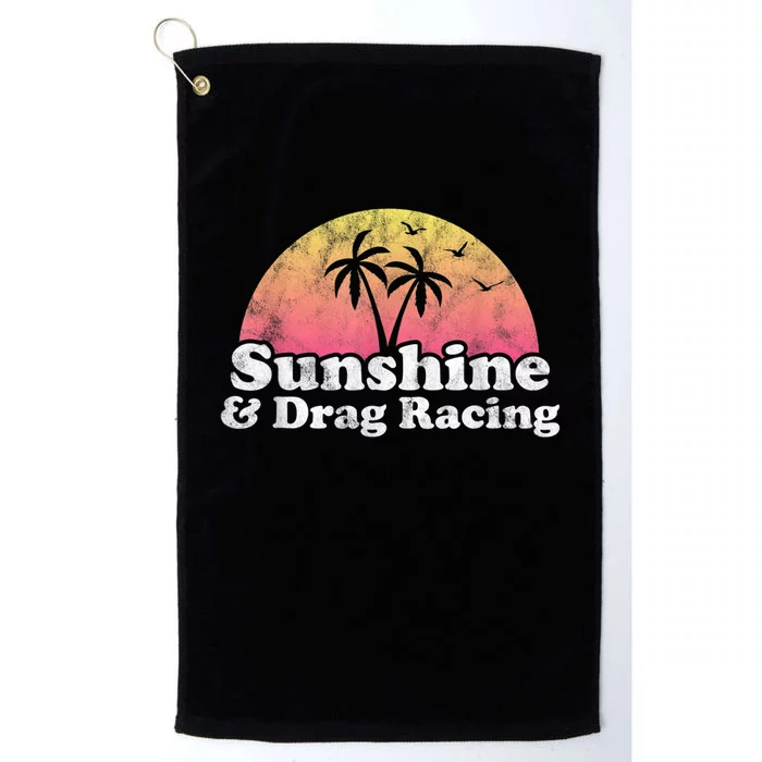 Drag Racing Sunshine And Drag Racing Platinum Collection Golf Towel