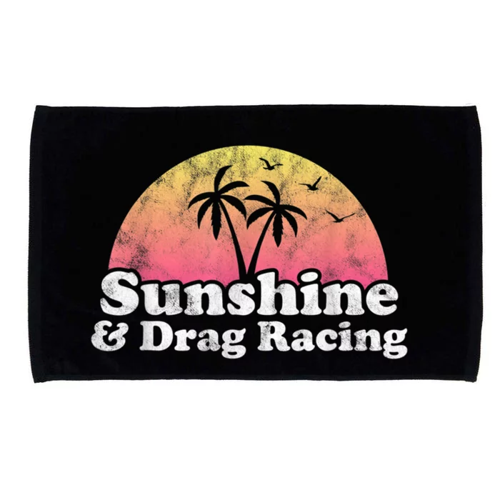 Drag Racing Sunshine And Drag Racing Microfiber Hand Towel