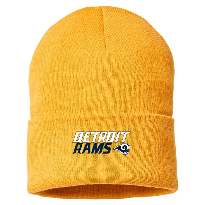 Detroit Rams Superbowl 2022 Sustainable Knit Beanie