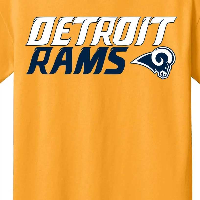 Detroit Rams Superbowl 2022 Kids T-Shirt