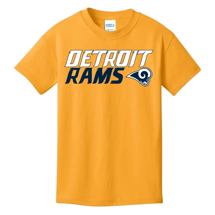 Detroit Rams Superbowl 2022 Kids T-Shirt