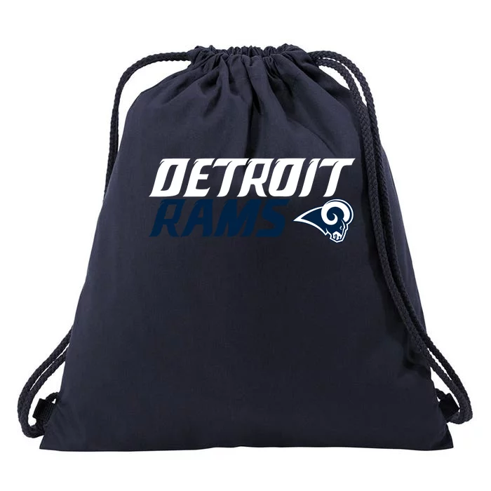 Detroit Rams Superbowl 2022 Drawstring Bag