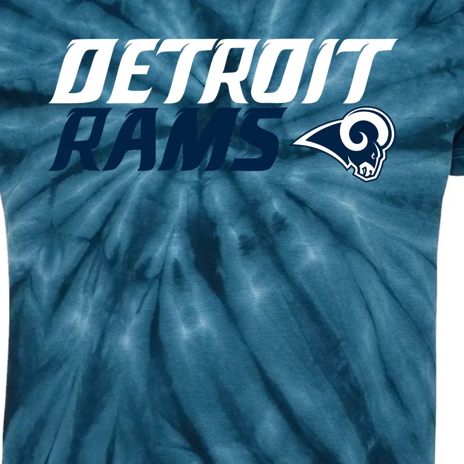 Detroit Rams Superbowl 2022 Kids Tie-Dye T-Shirt