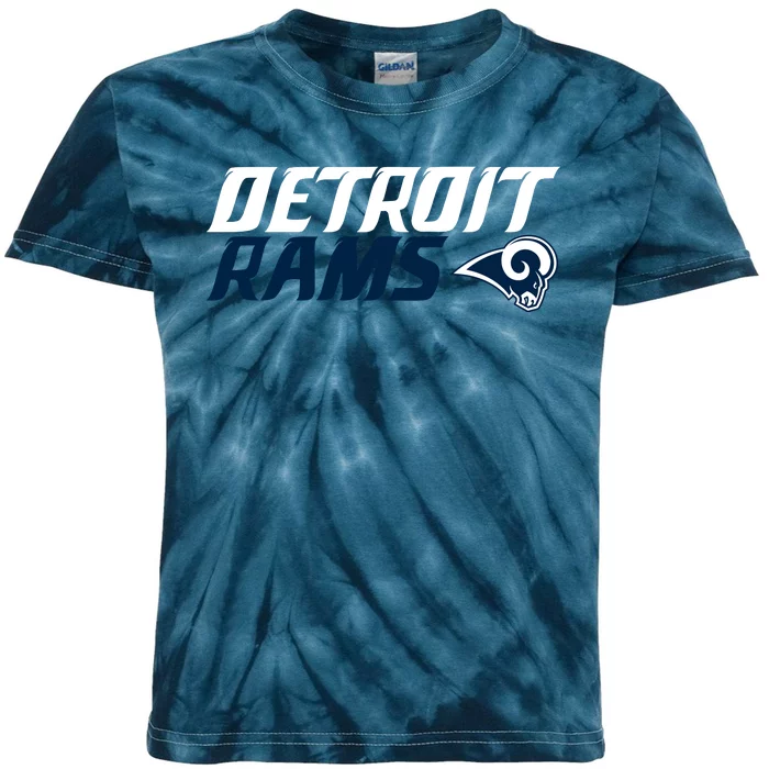 Detroit Rams Superbowl 2022 Kids Tie-Dye T-Shirt