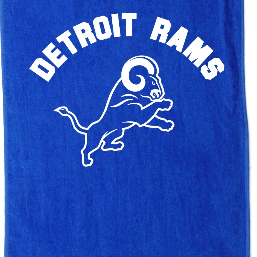 Detroit Rams Platinum Collection Golf Towel