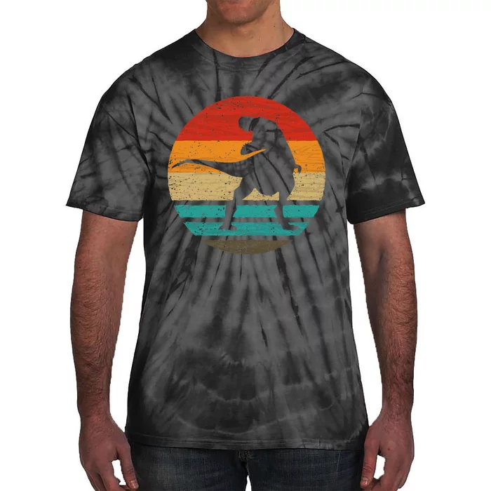 Dinosaur Retro Style Vintage Tie-Dye T-Shirt