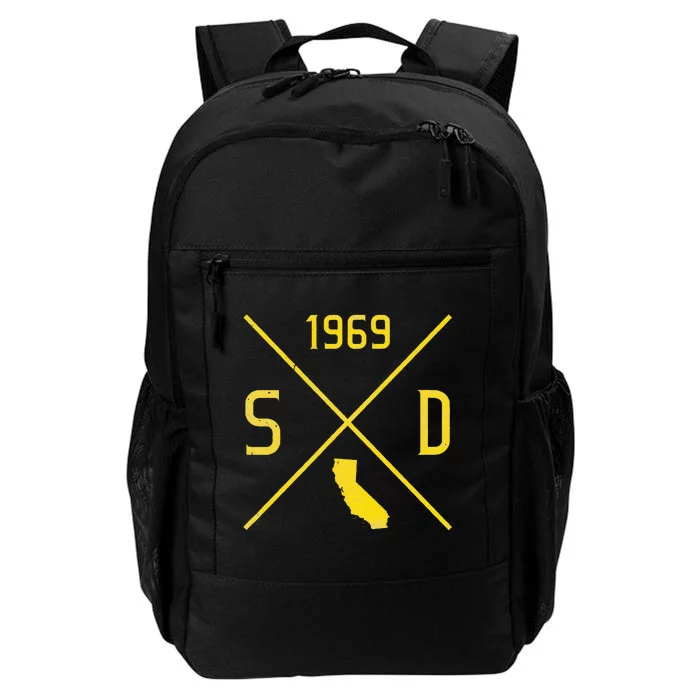 Distressed Retro San Diego Baseball Sd Daily Commute Backpack