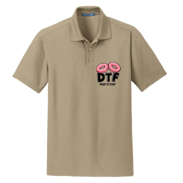 Dtf River Tubing Down To Float Summer Float Trip Dry Zone Grid Performance Polo