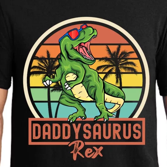 Daddysaurus Rex T Rex Dinosaur Daddy Saurus Family Matching Gift Pajama Set