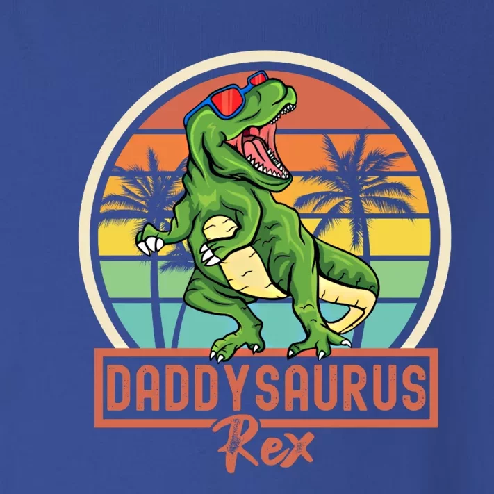 Daddysaurus Rex T Rex Dinosaur Daddy Saurus Family Matching Gift Toddler Long Sleeve Shirt