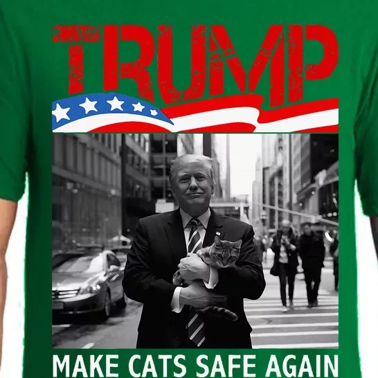 Democratic Republican Trump Make Cats Safe Again Harris Pajama Set