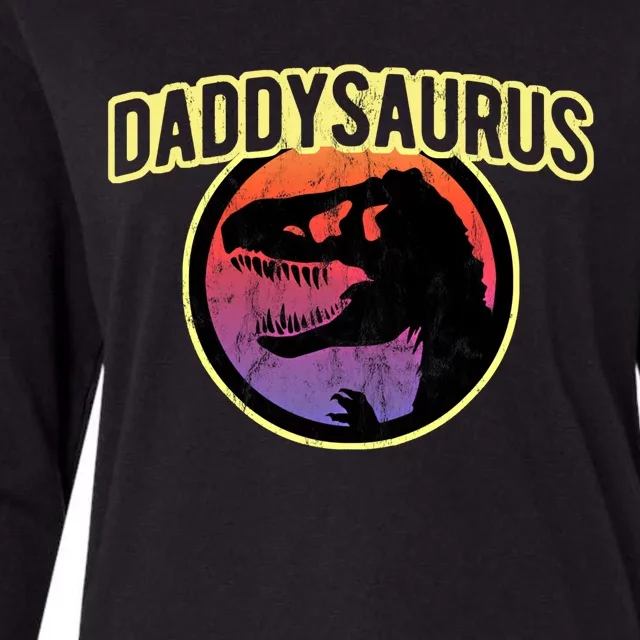 Daddysaurus Rex Tmeaningful Giftrex Fathers Day Gift Womens Cotton Relaxed Long Sleeve T-Shirt