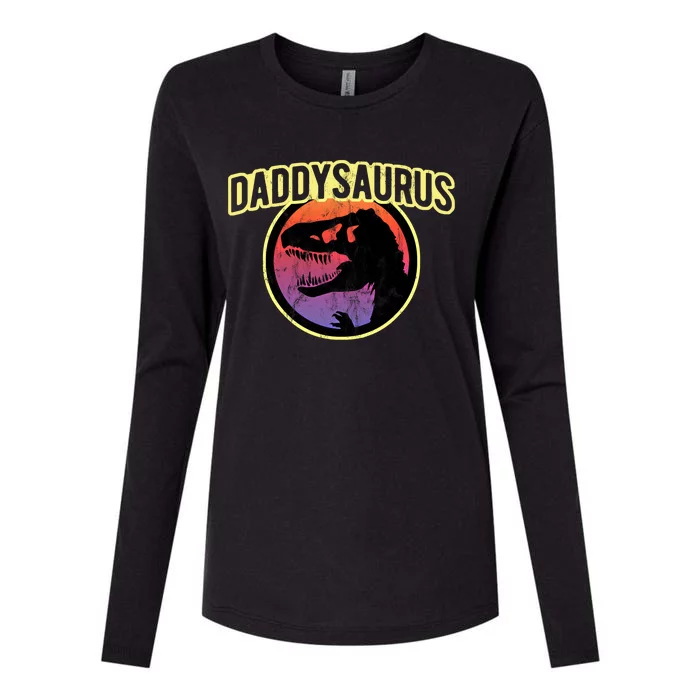 Daddysaurus Rex Tmeaningful Giftrex Fathers Day Gift Womens Cotton Relaxed Long Sleeve T-Shirt